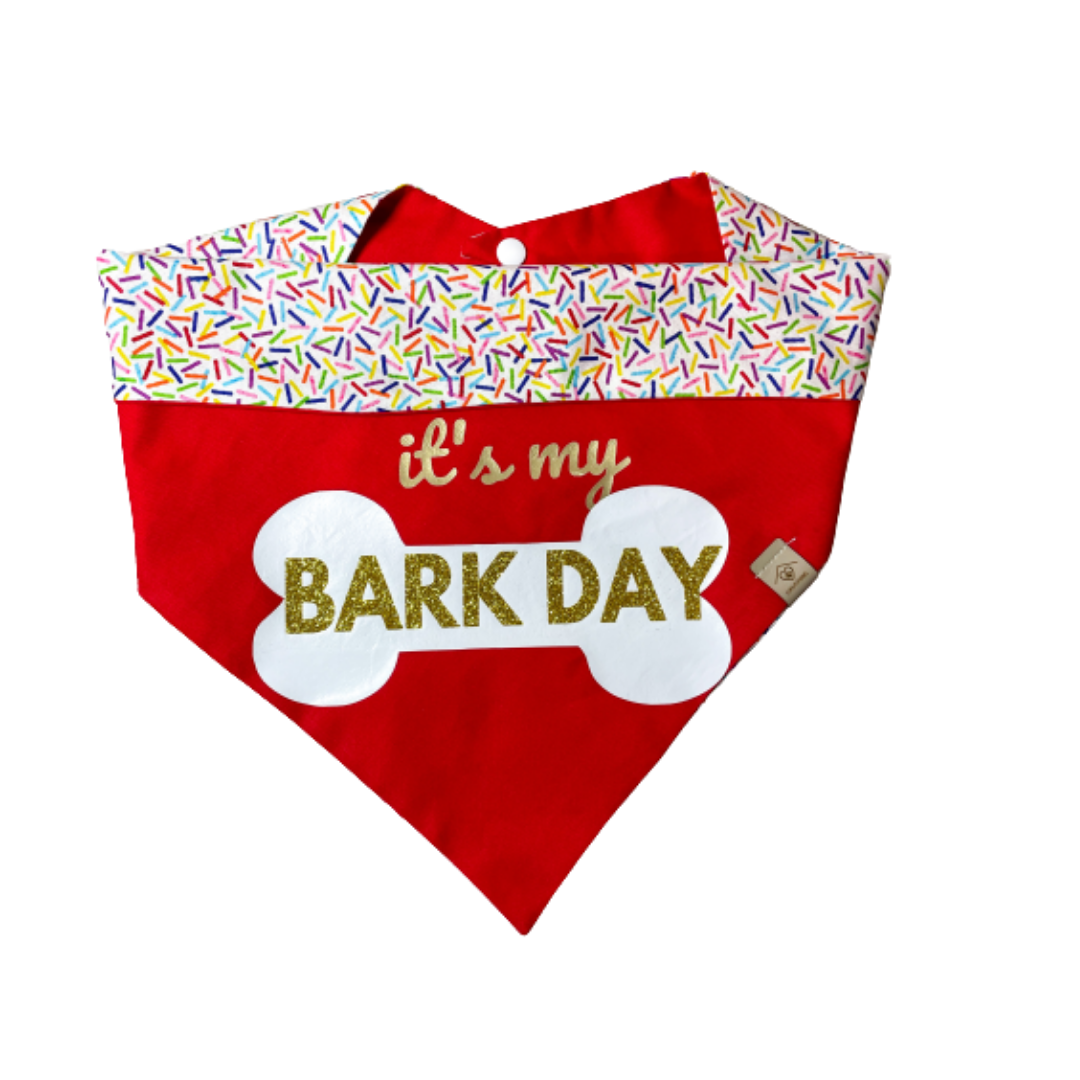 PAWTY like it's your barkday - red